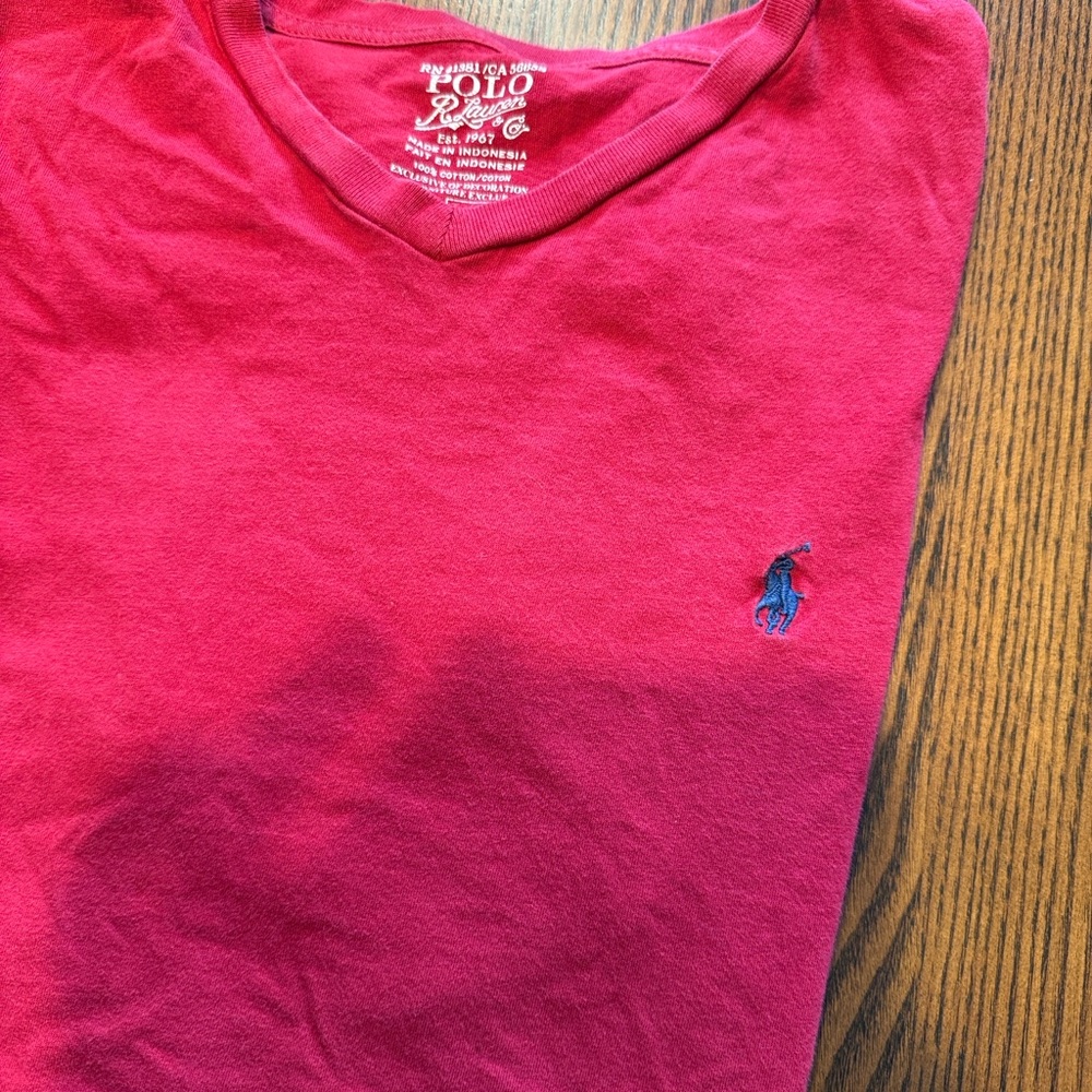 Polo by Ralph Lauren Red Short Sleeve Tee - Picture 2 of 3